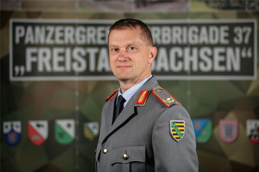 Frankenberg: Wechsel in der Wettiner-Kaserne - Oberst Alexander Krone übernahm im November 2020 das Kommando über die Panzergrenadierbrigade 37.
