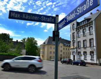 Frankenberg zieht die Finanznotbremse - Der Knotenpunkt von August-Bebel-Straße und Max-Kästner-Straße soll zu einem Kreisverkehr umgebaut werden. Die Verkehrssicherheit an dieser Stelle ist unbefriedigend. 