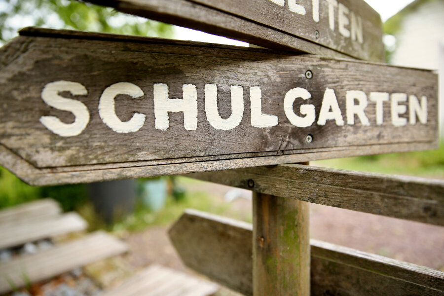 Frankenberger Lindgren-Schule mit Grünem Daumen - Symbolbild