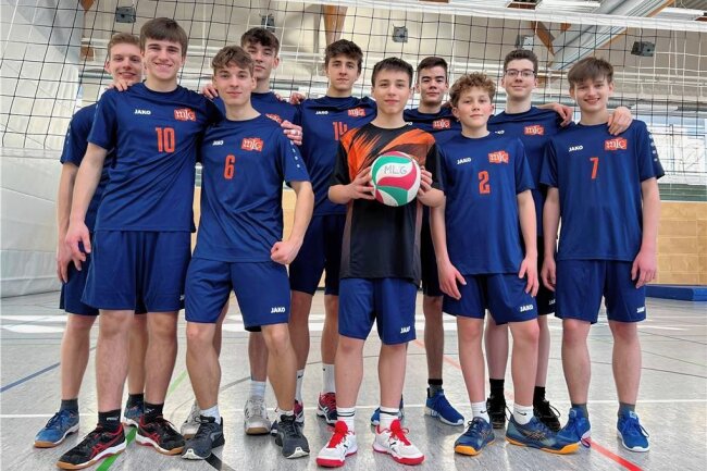Frankenberger Luthergymnasium ist viertbeste Schule in Sachsen - Scheiterten erst im Halbfinale: Mit ihrer Volleyball-Mannschaft wurde das Luthergymnasium die viertbeste Schule in Sachsen in dieser Altersklasse. 