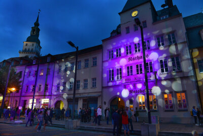 Frankenberger Veranstaltung Licht & Wein erlebt Neuauflage im Kulturherbst - "Licht und Wein", hier auf dem Markt in Frankenberg, hatte 2018 Premiere. 
