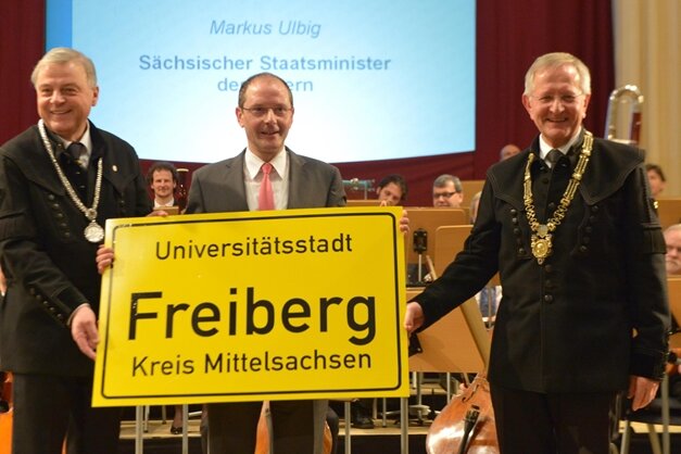 Freiberg darf sich "Universitätsstadt" nennen - 