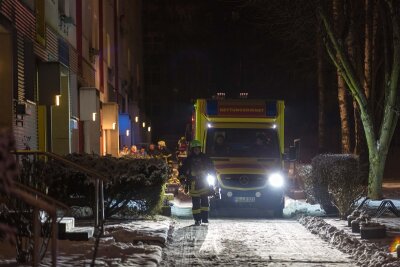 Freiberg: Essen angebrannt - Feuerwehr rückt aus - 