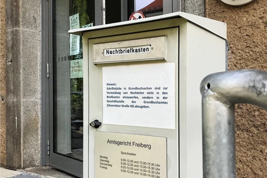 Freiberg: Gericht ahndet Sex mit 13-Jähriger - Das Amtsgericht Freiberg ist derzeit in der Heinrich-Heine-Straße untergebracht.