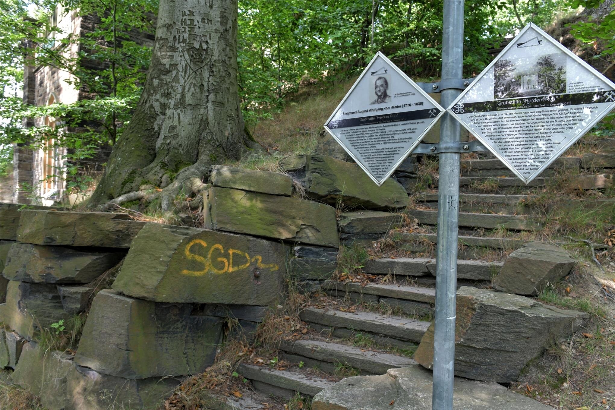 Freiberg Keine Ruhe an Herders Ruh immer wieder Randale