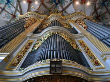Freiberg: Orgelfestival mit hochkarätigem Programm - Die Silbermannorgel im Freiberger Dom.