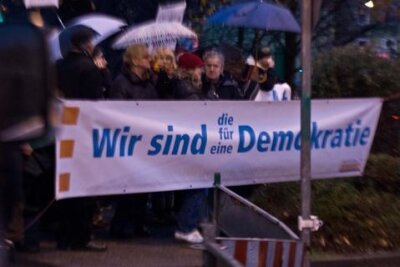 Freiberg: Protest gegen Rechts - 