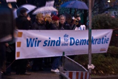 Freiberg: Protest gegen Rechts - 
