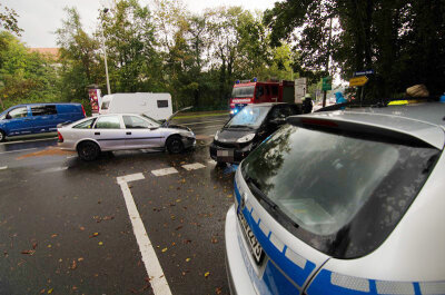 Freiberg: Zwei Verletzte nach Zusammenstoß auf Hainichener Straße - 