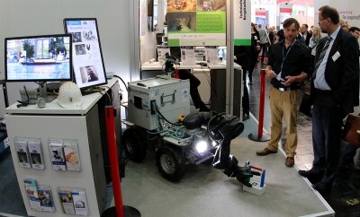 Freiberger Bergakademie präsentiert Roboter "Julius" auf Hannover Messe - 