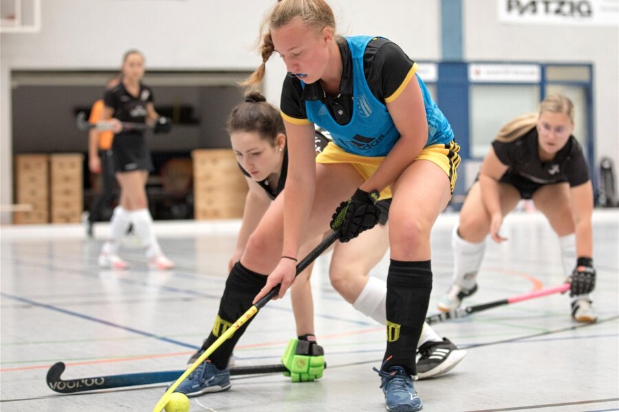 Freiberger Hockey-Cracks mit gelungener Generalprobe - Die Hockey-Damen des Freiberger HTC um Eva Steinhardt haben für die neue Oberliga-Saison Schwung geholt.