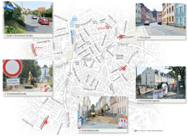 Freibergs Buckelpisten: Diese Straßen will die Stadt sanieren - 