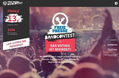 "Freie Presse"-Bandcontest - Stimmen Sie ab! - 