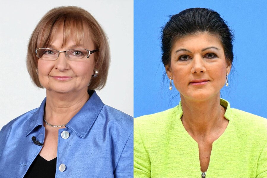 Frühere SPD-Abgeordnete aus Sachsen wechselt zu Wagenknecht - Die frühere SPD-Bundestagsabgeordnete Marlies Volkmer - links eine Aufnahme aus dem Jahr 2011 - will in die neue Partei von Sahra Wagenknecht eintreten.