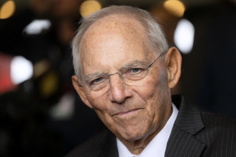 Wolfgang Schäuble (CDU), ehemaliger Bundestagspräsident, ist tot.