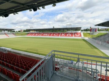 FSV Zwickau erhält Drittliga-Lizenz unter Bedingungen - Das Stadion des FSV Zwickau.