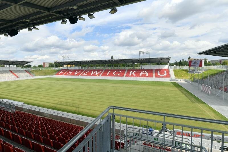 FSV Zwickau erhält Drittliga-Lizenz unter Bedingungen - Das Stadion des FSV Zwickau.