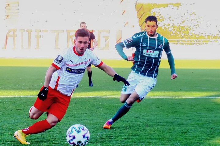 FSV Zwickau geht mit drei Punkten aus Heimspiel