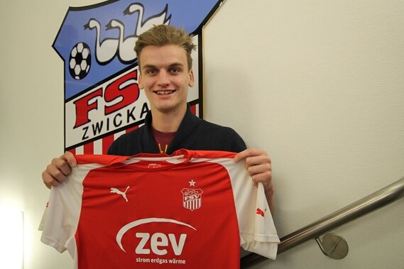 FSV Zwickau holt 19-jährigen Angreifer - Alexander Langner verstärkt künftig den FSV Zwickau.