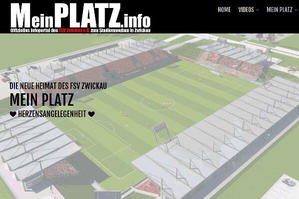 FSV Zwickau startet Internetportal "Mein Platz" - 
