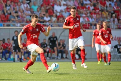 FSV Zwickau verliert Heimduell gegen Erfurt mit 1:2 - Marcel Bär erzielte das 1:1 für den FSV.