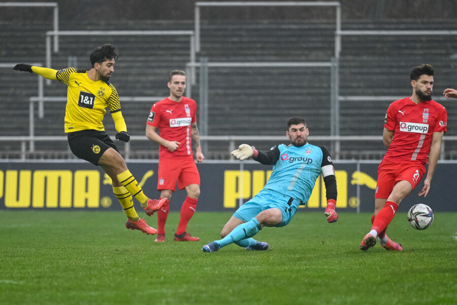 FSV Zwickau verliert letztes Spiel des Jahres in Dortmund