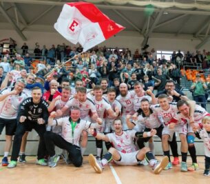Fünf Gründe für den Aufschwung - Einheit hatte seit März Grund zum Dauerjubeln. Nach dem Aufstieg kam die Meisterschaft und dann noch der Sieg im Sachsenpokal. 