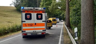 Fünf Verletzte bei Unfall zwischen Lichtenberg und Mulda - 