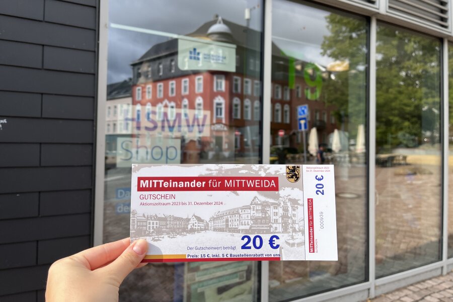 Im T9 und im Bürgerbüro kann man seit gestern einen Gutschein im Wert von 20 Euro kaufen.