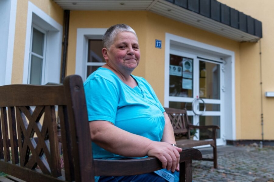 Für andere da sein bringt Freude - Ines Müller betreut Menschen mit Behinderung im "Haus Bethanien" in Königsfeld. Auch wenn die Tätigkeit herausfordernd ist, hat die Rochlitzerin darin eine Aufgabe gefunden, die sie erfüllt.