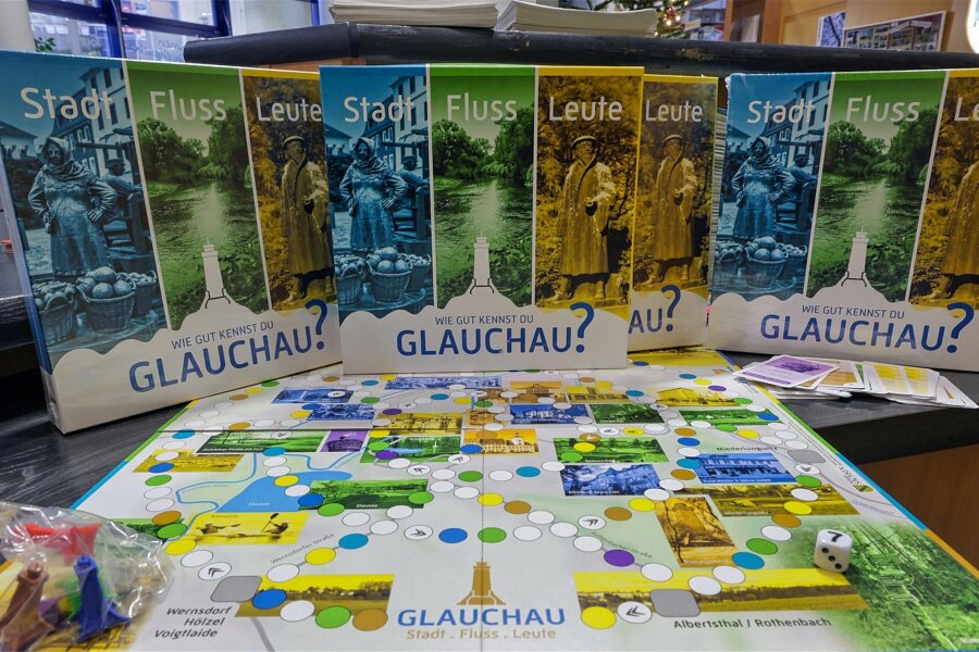 Für das Glauchau-Brettspiel gibt es jetzt mehr Spielkarten - Zum Brettspiel „Glauchau – Stadt.Fluss.Leute“ gibt es jetzt neue Frage-Antwort-Karten.