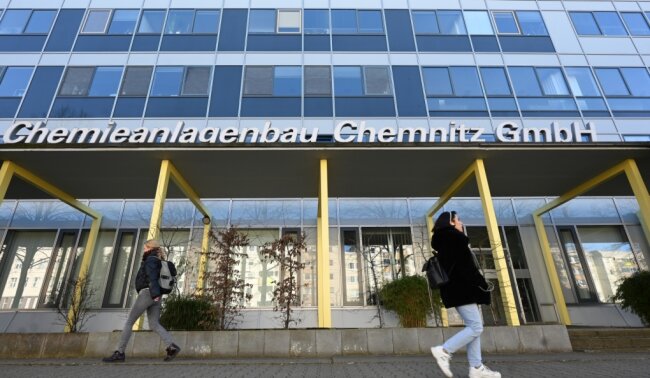 Der Stammsitz des Chemieanlagenbau Chemnitz an der Augustusburger Straße. 