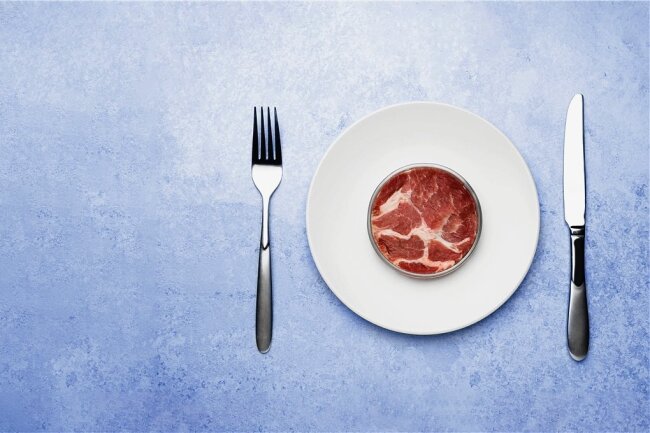 Für Klima und Gesundheit: Wie das Essen der Zukunft aussieht - Schon bald massentauglich: künstliches Fleisch aus Stammzellkulturen. 