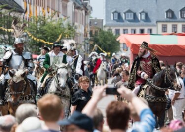 Fürsten reiten durch Rochlitz und Seelitz - Der Fürstentag zu Rochlitz und Seelitz, hier ein Bild zur dritten Auflage 2018, ist im Juni ein erster Höhepunkt im Miskus-Kalender für 2022. 