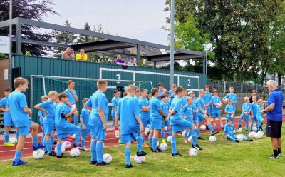 Fußballcamp sorgt für große Begeisterung in Leukersdorf - 