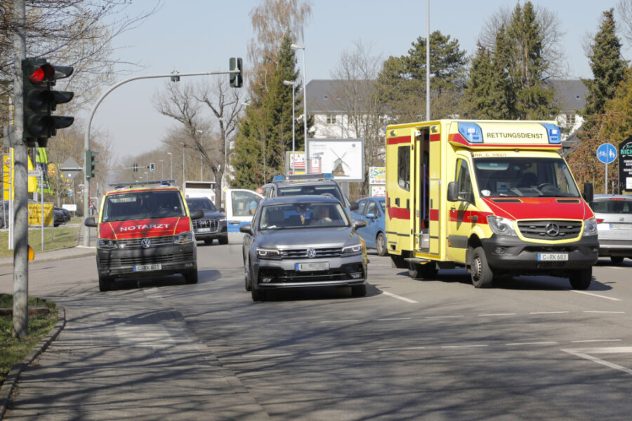 Fußgänger auf Zschopauer Straße schwer verletzt - 