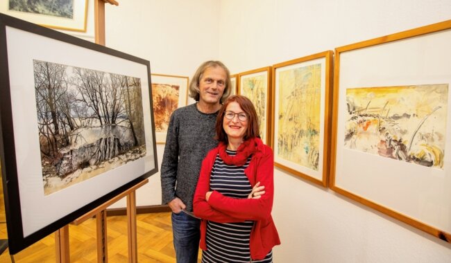 Galerie zeigt Landschaftsmalerei von Andreas und Anke Rudloff - Andreas und Anke Rudloff.