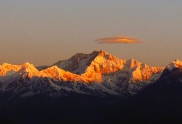 Gambrinus lädt zu Indien-Vortrag ein - Bilder einer Indien-Tour: Der Berg Kangchendzönga. 
