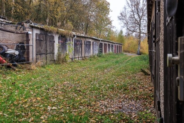 Garagen in Buchholz werden abgerissen - Viele Garagen am Geschwister-Scholl-Weg sollen 2022 abgerissen werden. Einige bleiben aber - wie die vier, die als Unterstellmöglichkeit für Gerätschaften von Pfadfindern und Pro Buchholz genutzt werden. 