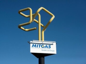 Gas wird für Mitgas-Kunden ab 2022 deutlich teurer - Das Logo der Mitteldeutschen Gasversorgungs GmbH (Mitgas).