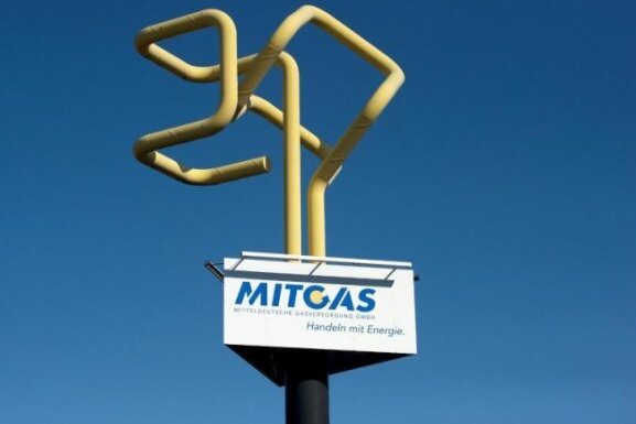 Das Logo der Mitteldeutschen Gasversorgungs GmbH (Mitgas).
