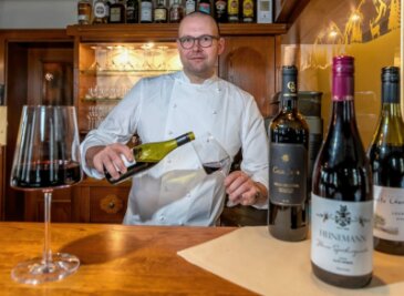 Gastronom verrät sein Erfolgsrezept - Zu gutem Essen wird im Restaurant von Jens Franke auch guter Wein gereicht. 