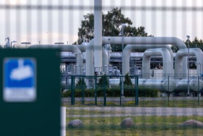 Die Gasempfangsstation der Ostseepipeline Nord Stream 1 im mecklenburgischen Lubmin.