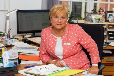 Geballte Frauen-Power verlässt das Plauener Rathaus - Silvia Weck, Pressesprecherin der Stadt Plauen.
