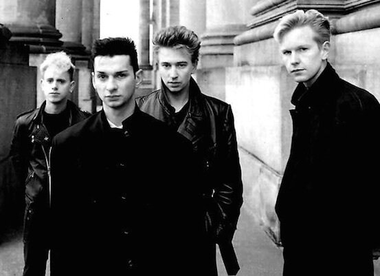 Geburt einer Weltband: "Music For The Masses" von Depeche Mode wird 35 Jahre alt - Martin Gore, Dave Gahan, Alan Wilder und Andrew Fletcher (v.l.) im Jahr 1987.