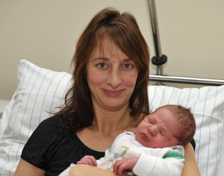 Jana Geipel mit Baby Laron Bentz