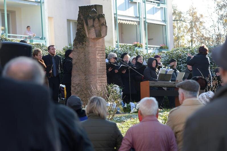 Gedenken an Opfer des Judenpogroms in Chemnitz - 