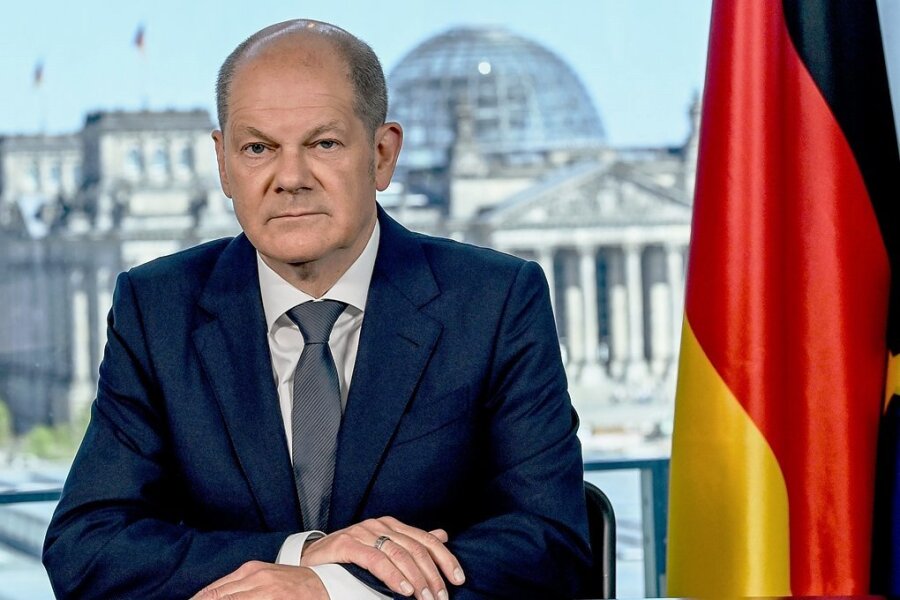 Bundeskanzler Olaf Scholz (SPD) zeigte sich am Sonntagabend in einer Fernsehansprache überzeugt, dass Russlands Präsident Wladimir Putin den Krieg nicht gewinnen werde. 