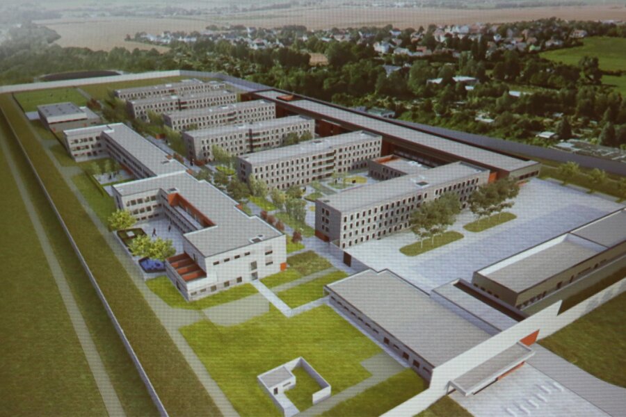 Gefängnisneubau in Zwickau: Ministerien stellen Pläne vor - 