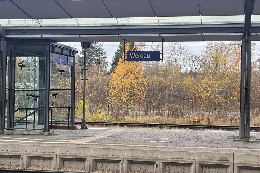 Gefängnisstrafe nach Ausraster auf Werdauer Bahnhof - Auf dem Bahnsteig des Bahnhofes Werdau schlug der Angeklagte im August vorigen Jahres wieder einmal zu.